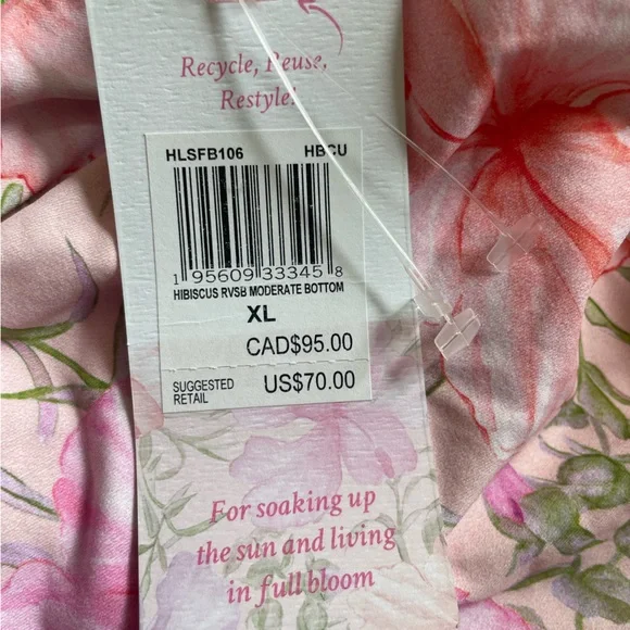 Love Shack Fancy x Hurley Hibiscus Bikini Bottom- XL - Picture 10 of 10